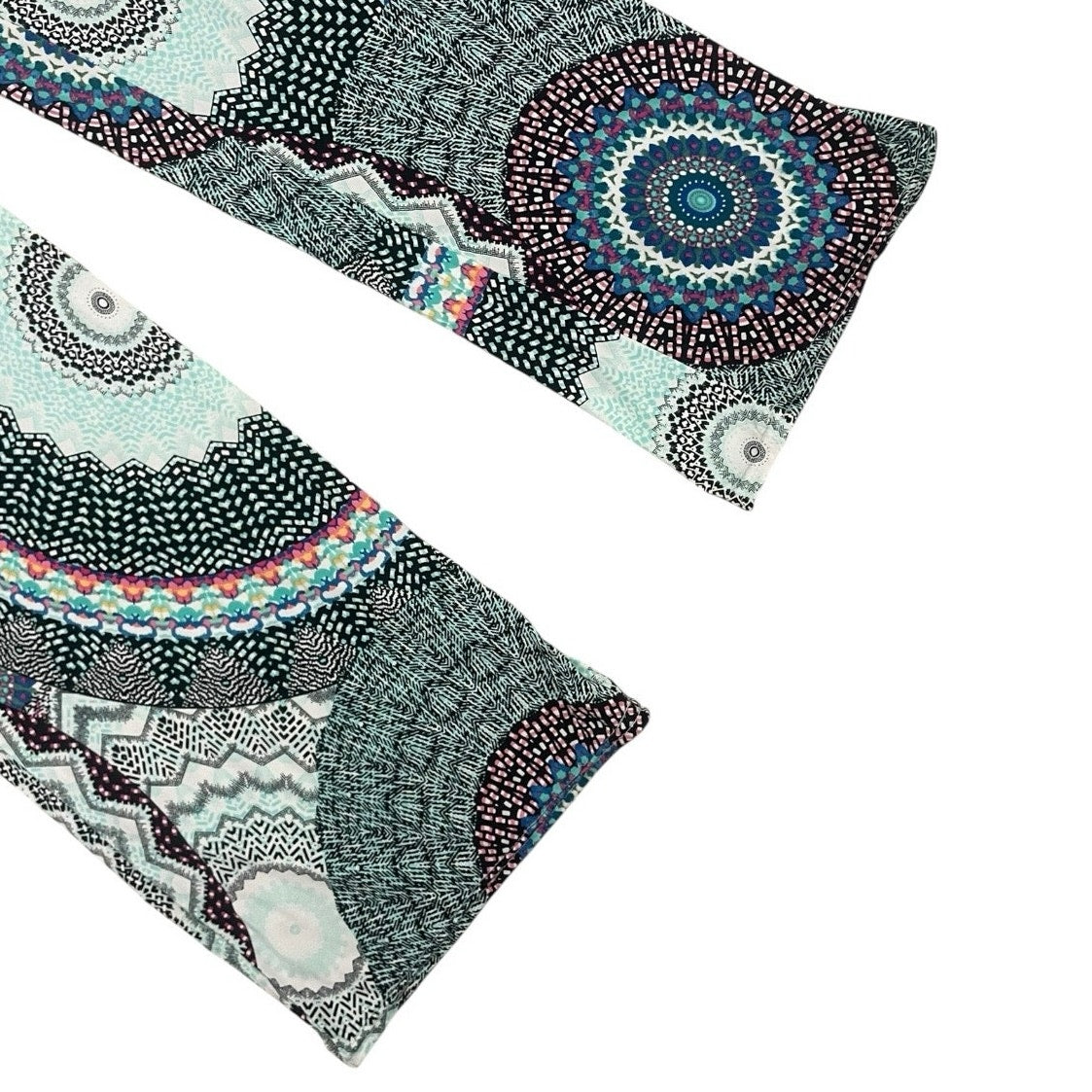 Au Soleil De St. Tropez Colorful Mandala Print Boho Pants