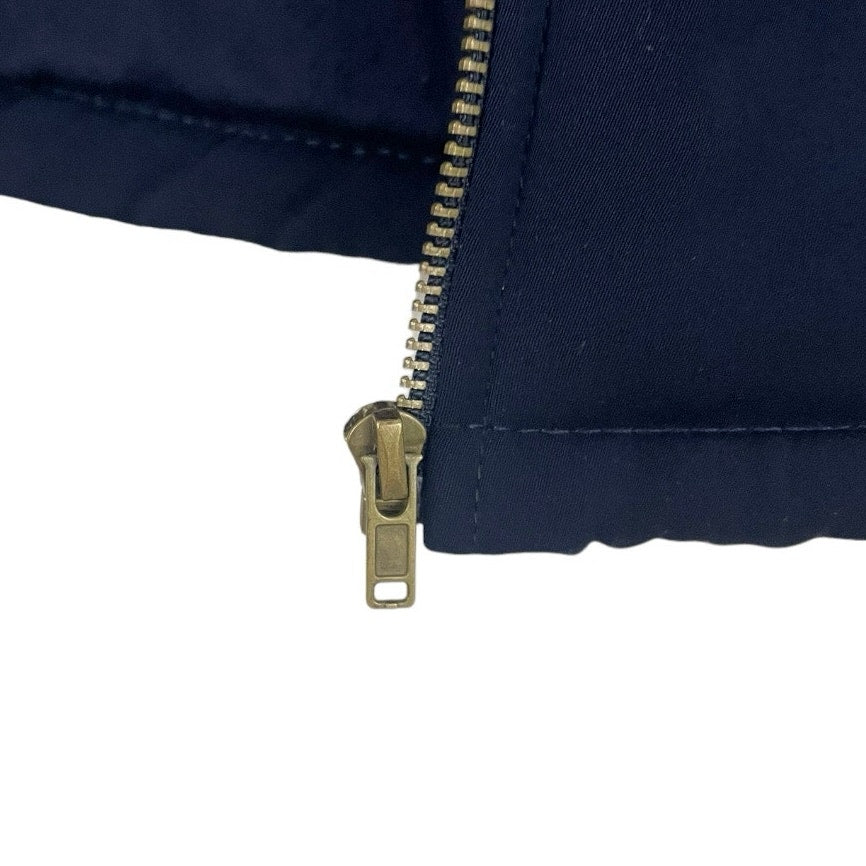The Impeccable Pig Navy Blue Zip Up Puffer Vest