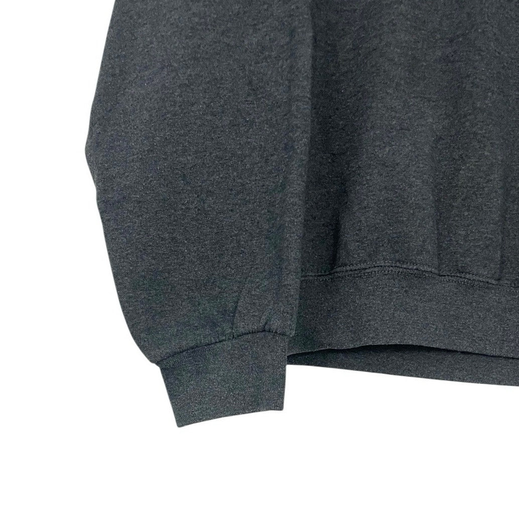 Jerzees NuBlend Grey & Blue Colorado RMNP Moose Graphic Sweatshirt