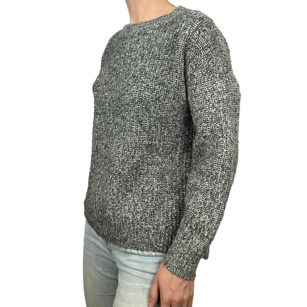 Caslon Grey Knit Crewneck Sweater