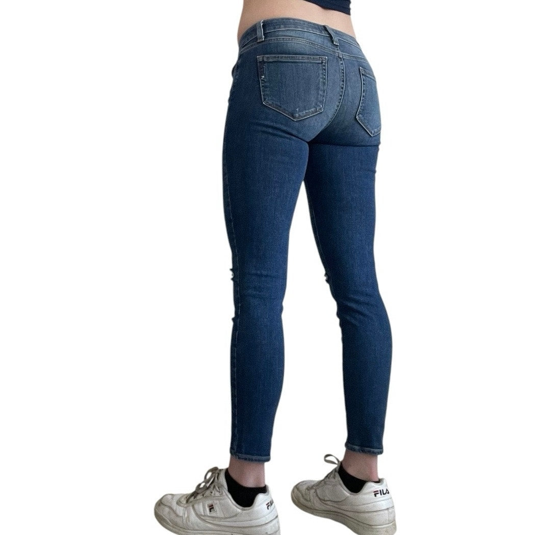 Paige Verdugo Ankle Distressed Skinny Jeans