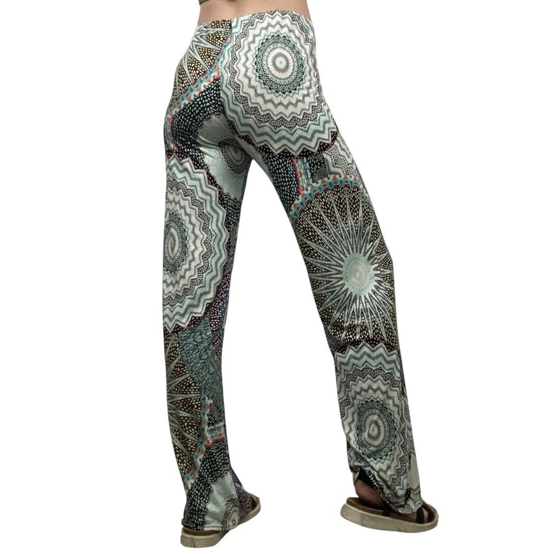 Au Soleil De St. Tropez Colorful Mandala Print Boho Pants