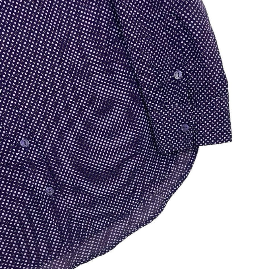 Apt. 9 Purple & White Long Sleeve Button Down Shirt