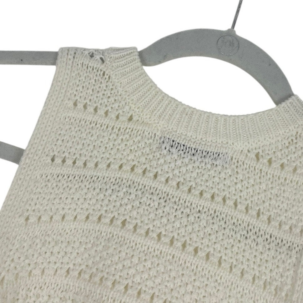 SO White Knit Tank Top