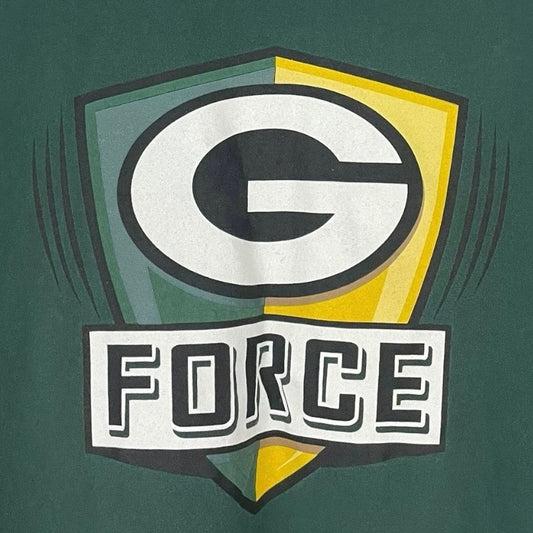 Fruit of the Loom Green Packers Force Short Sleeve Graphic Tee