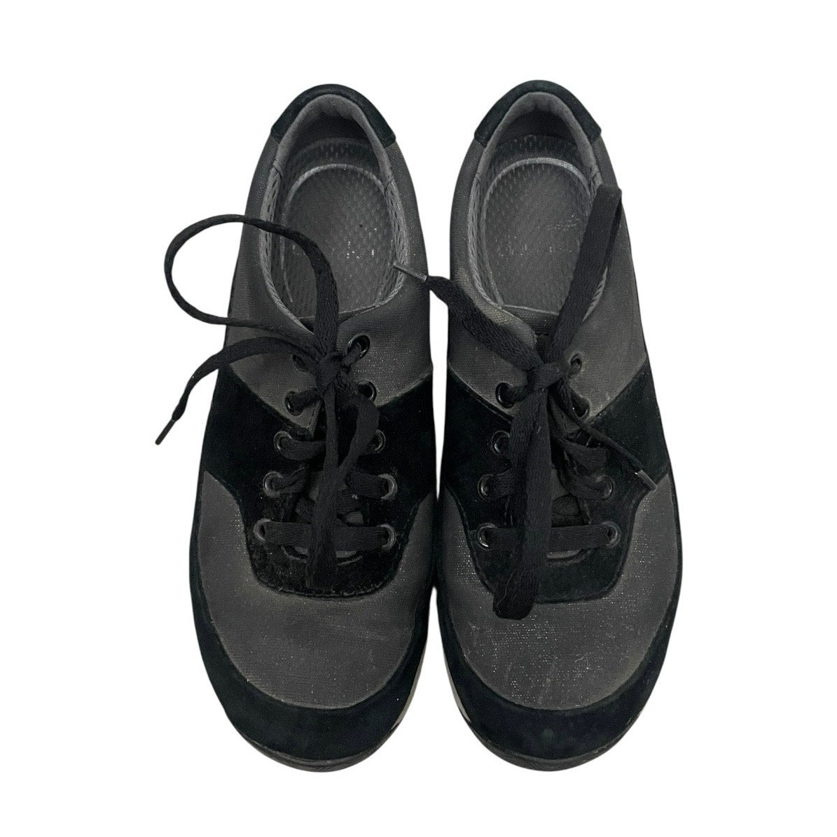 Dansko Black & Grey Lace Up Sneakers