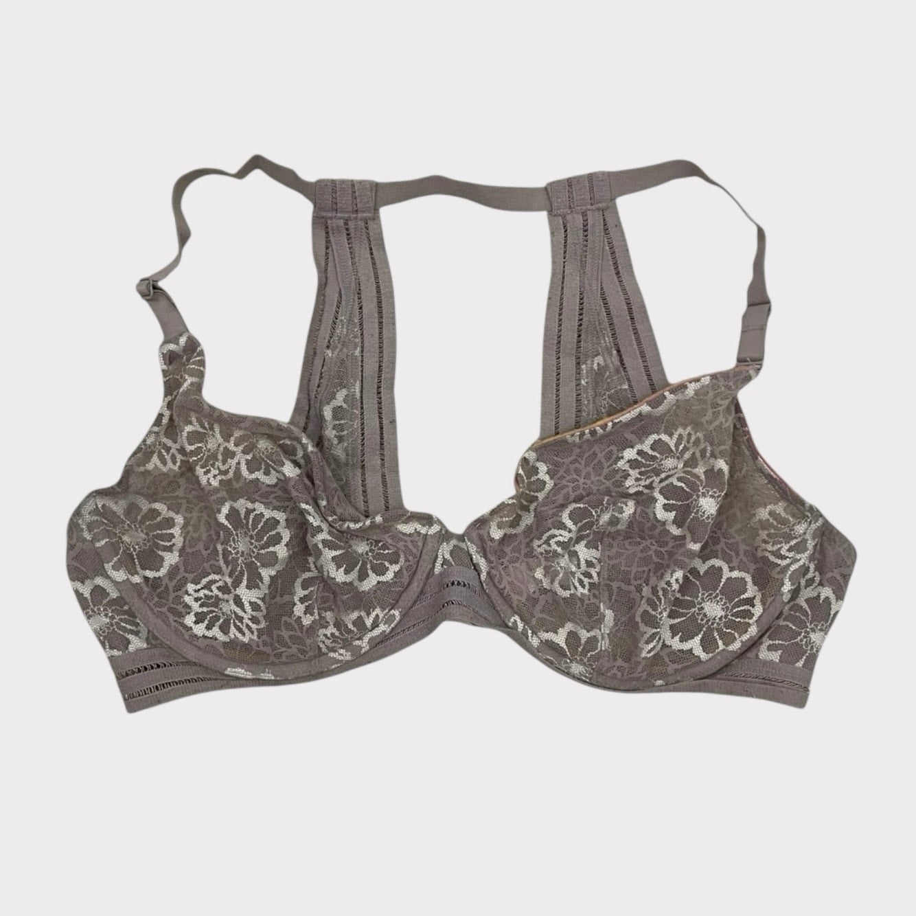 PINK Victoria’s Secret Sheer Lace Underwire Bra