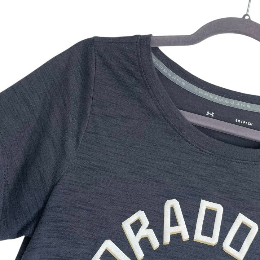 Under Armour Grey Heatgear Threadborne Colorado State 1870 Graphic Tee