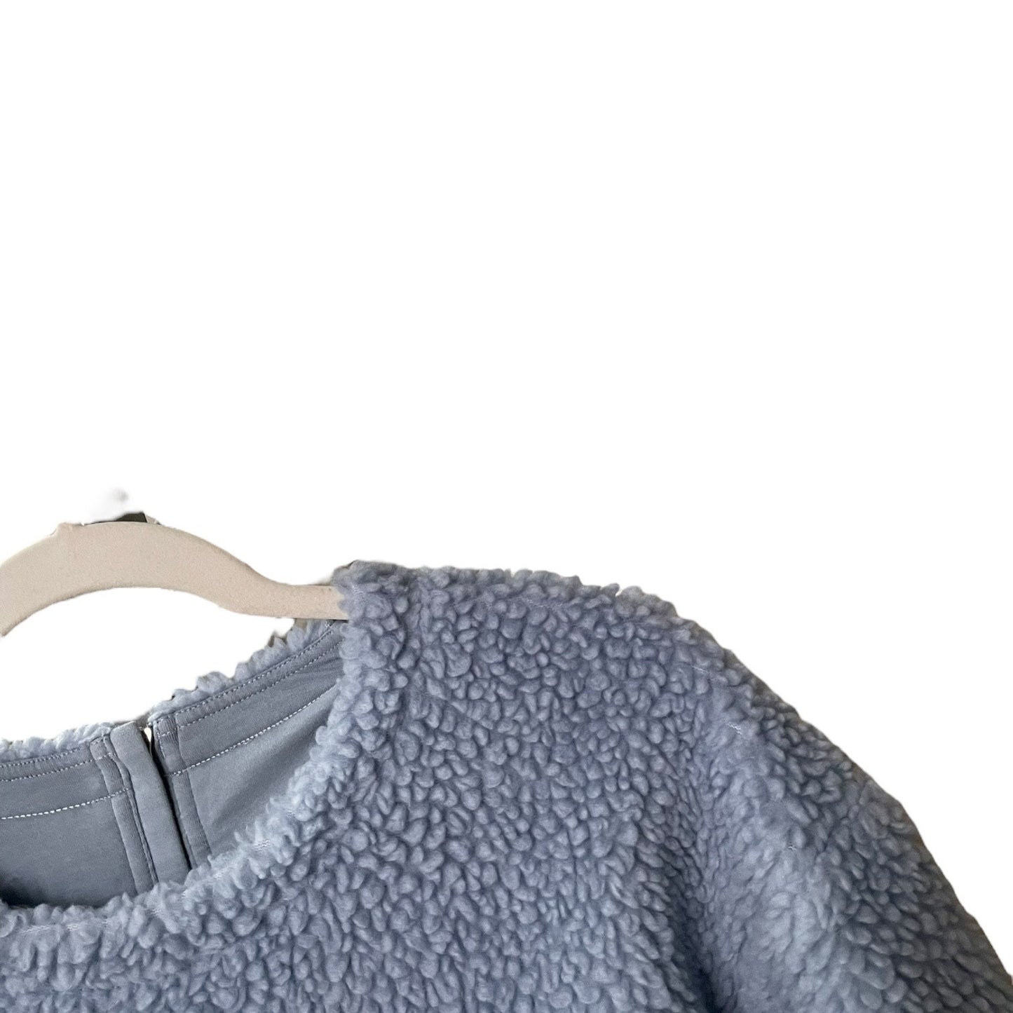 Lululemon Athletica Light Blue Fluffy Sherpa Teddy Sweatshirt
