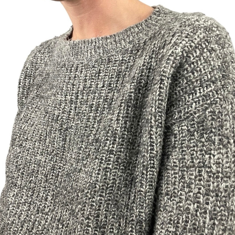 Caslon Grey Knit Crewneck Sweater