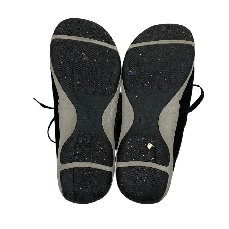 Dansko Black & Grey Lace Up Sneakers