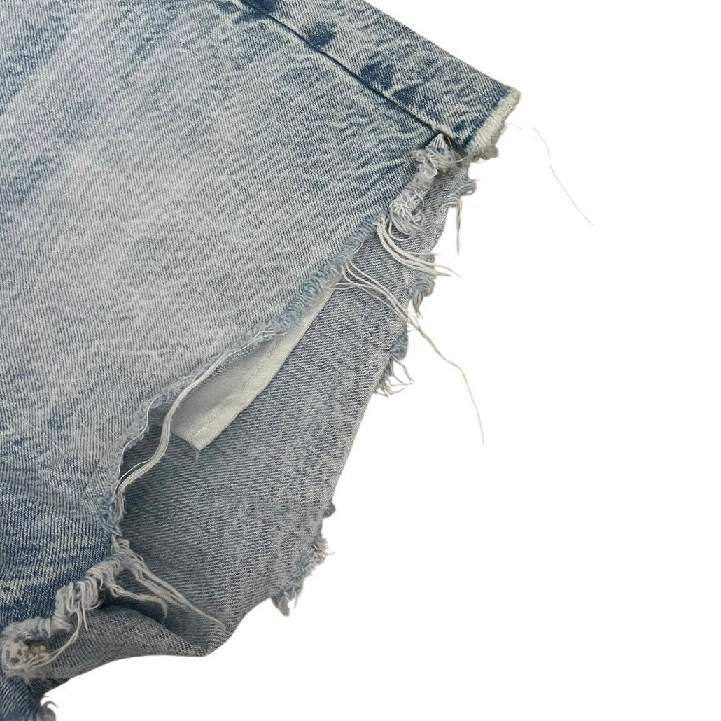 American Eagle Comfort Stretch Waistband Distressed Mini Jean Shorts