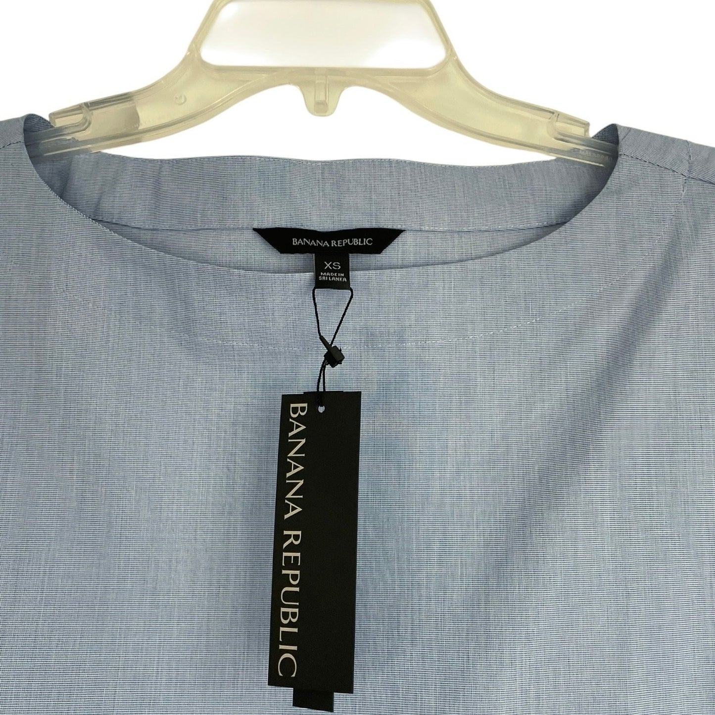 NWT Banana Republic Light Blue Short Sleeve Oversized Blouse