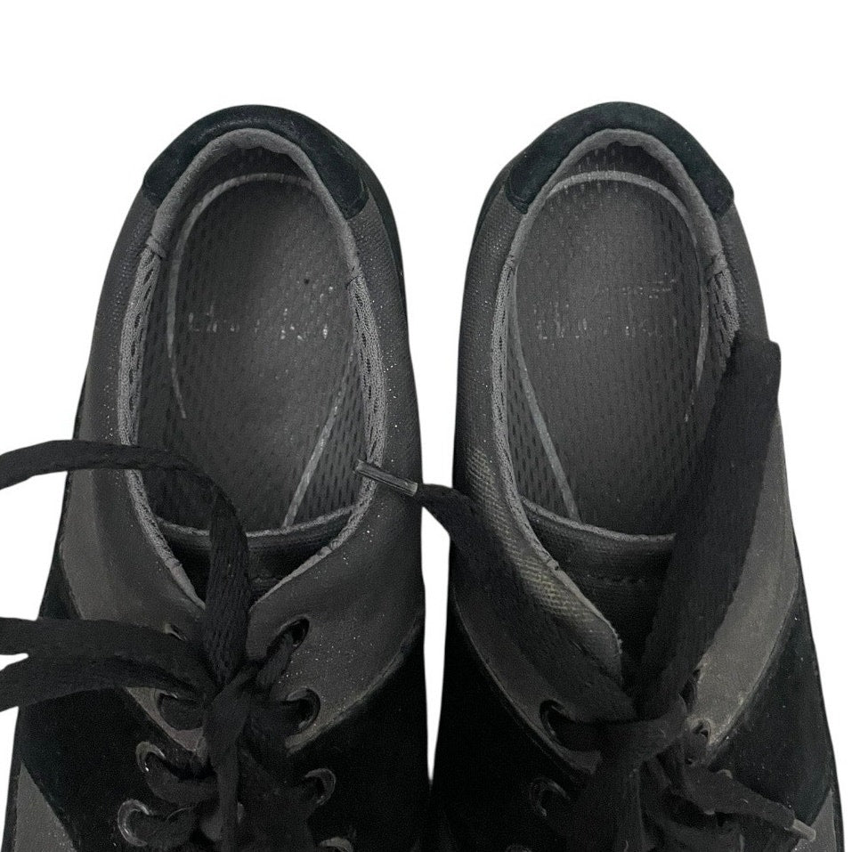Dansko Black & Grey Lace Up Sneakers