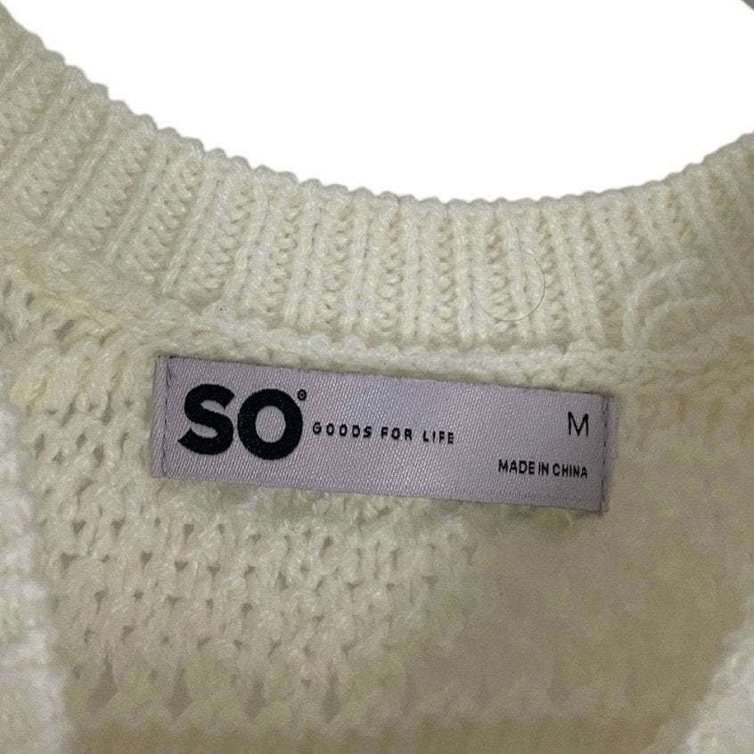 SO White Knit Tank Top