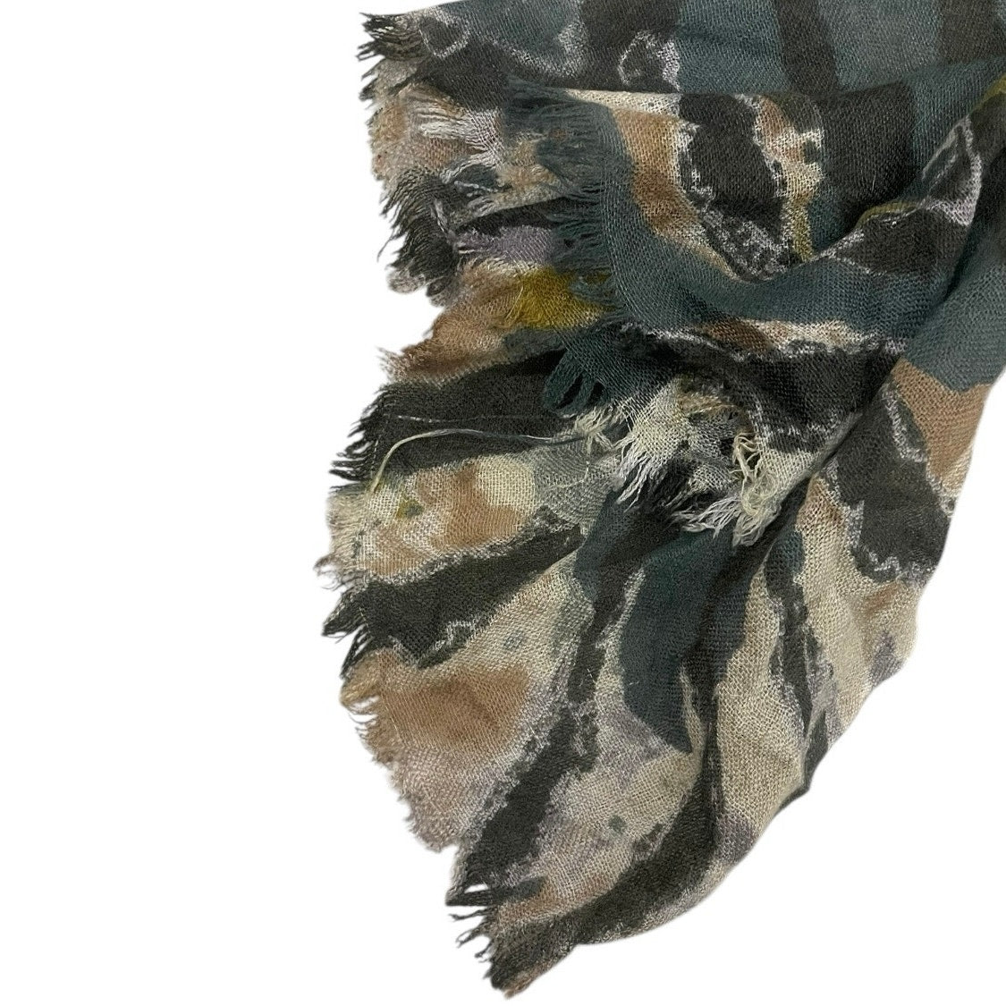 Abstract Earth Tones Lightweight Scarf