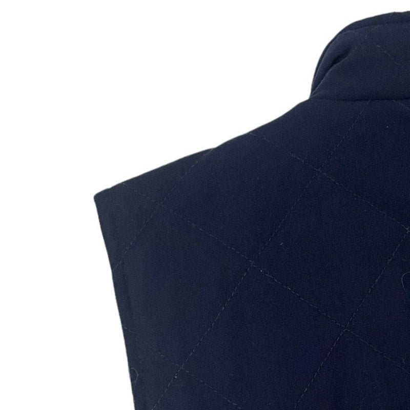 The Impeccable Pig Navy Blue Zip Up Puffer Vest