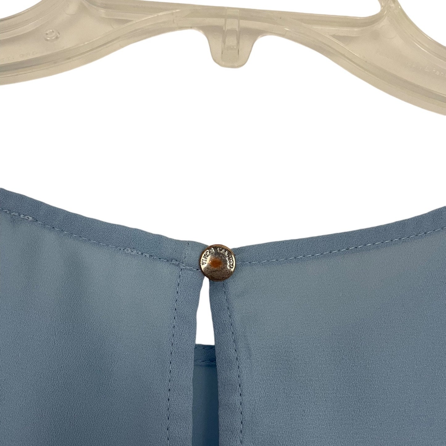 Beautiful Light Blue Short Sleeve Blouse