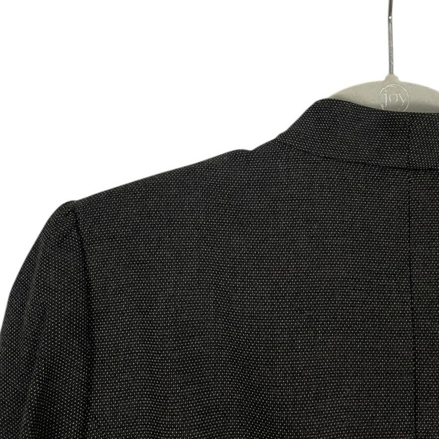 Classiques Entier Grey Double Lapel Button Down Suit Jacket