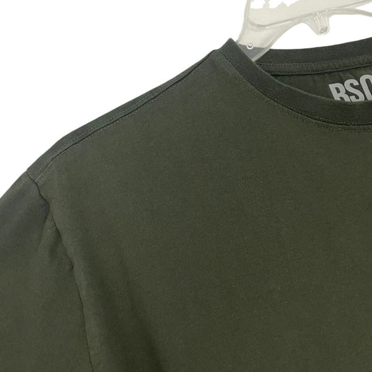 RSQ Mens Dark Green Short Sleeve Tee