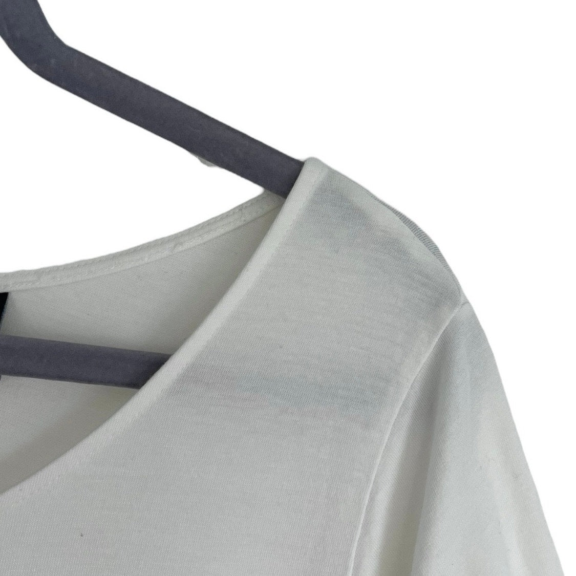 Tahari White Short Sleeve Top
