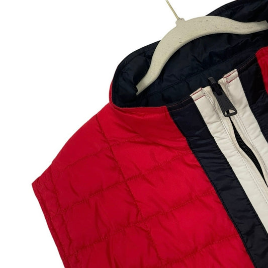 Tommy Hilfiger Mens Red Zip Up Puffer Vest