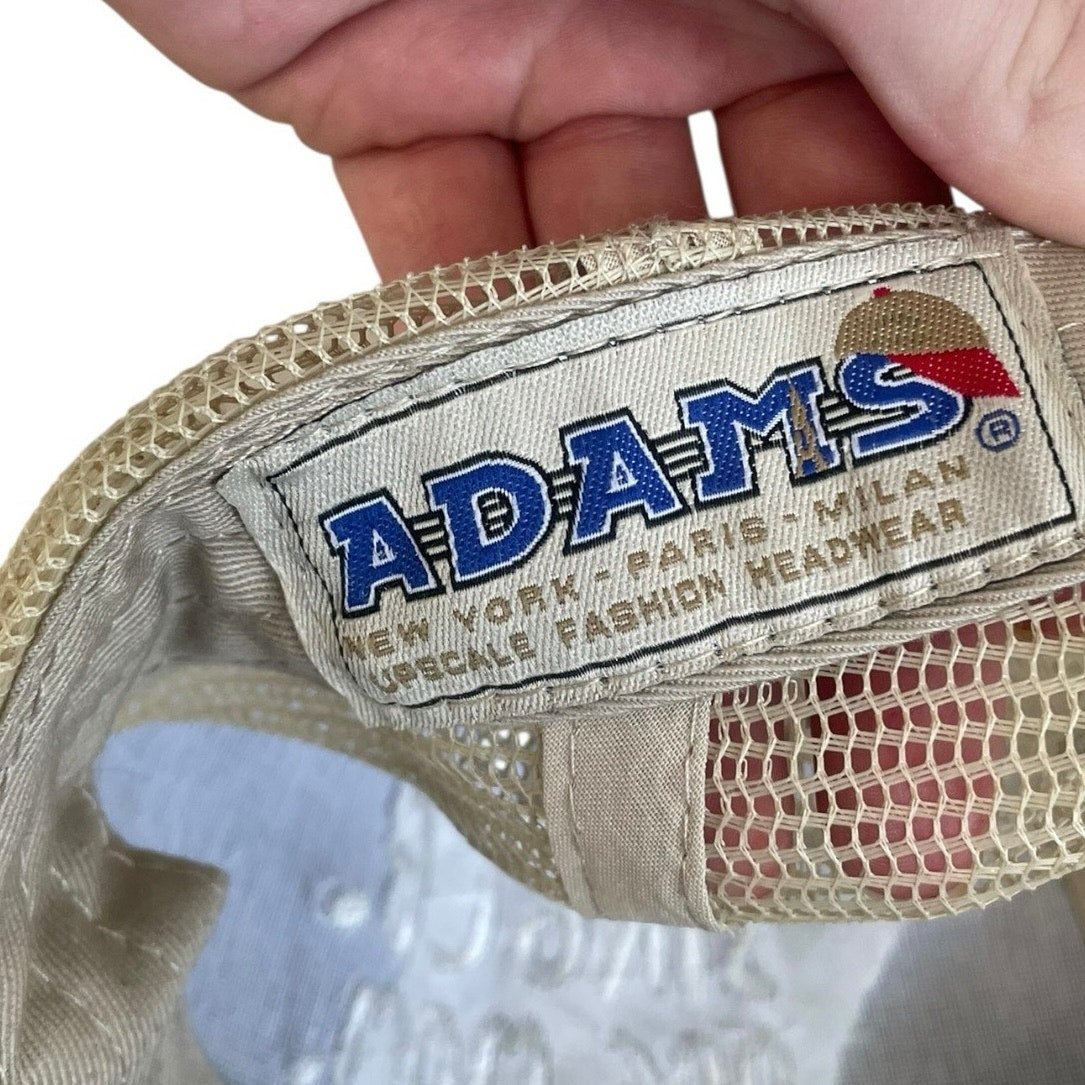 Adams Graphic Distressed Snapback Trucker Hat