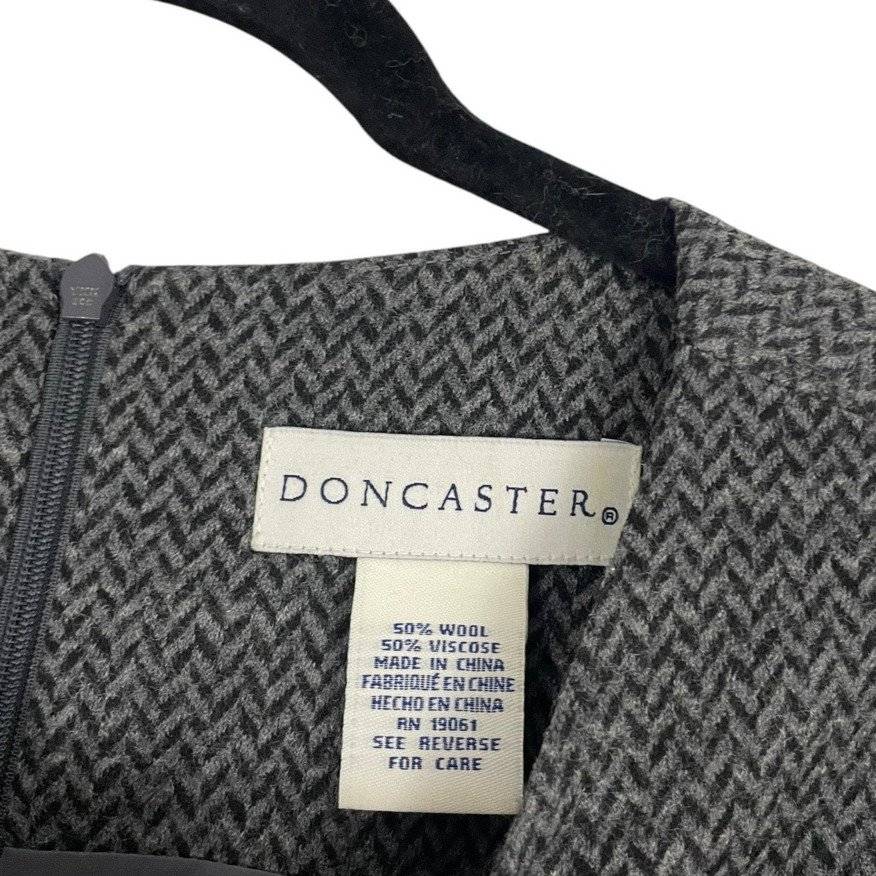 Doncaster Grey Wool Dress