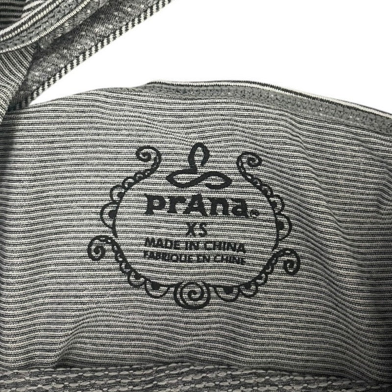 PrAna Athletic Grey Cutout Open Back Active Tank Top