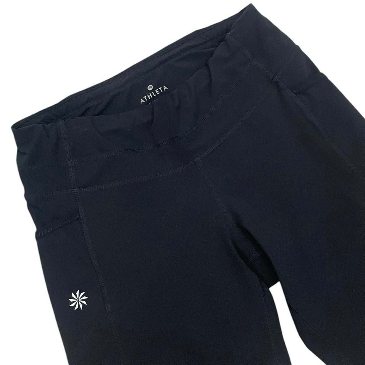 Athleta Black Cropped Athletic Leggings