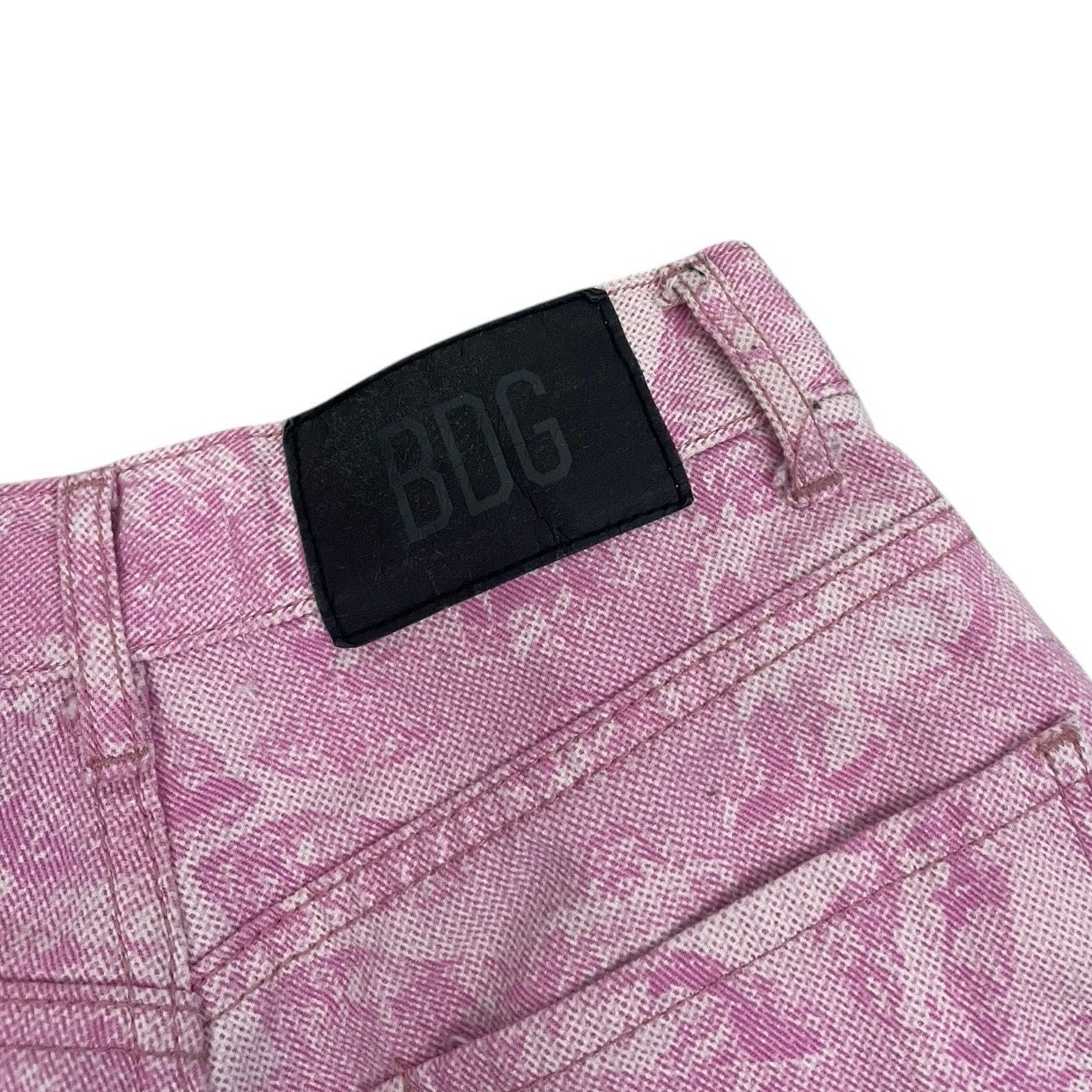 BDG Denim Pink Patterned Cowboy Jeans