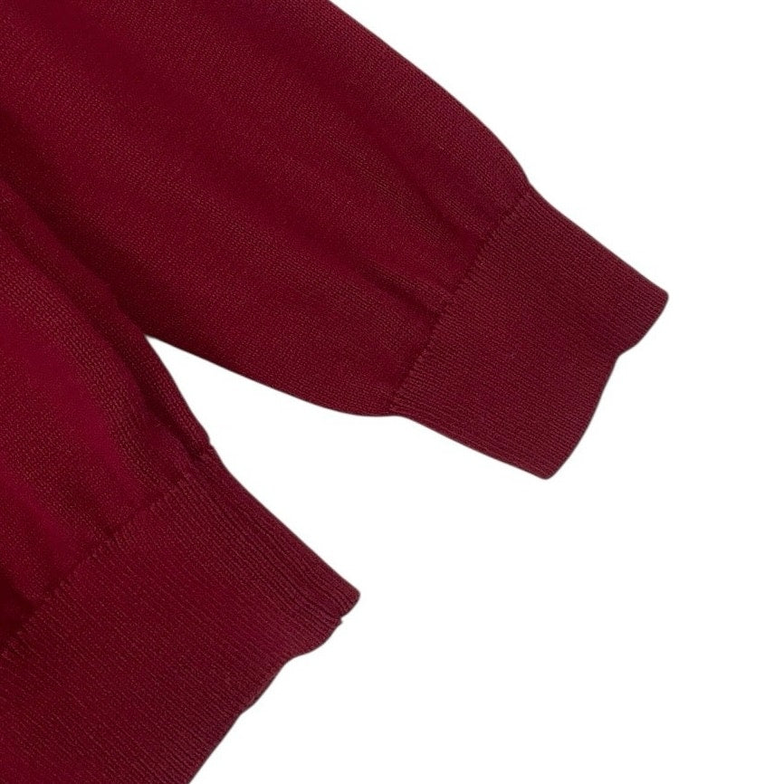 Tommy Hilfiger Mens Red Quarter Zip Sweatshirt