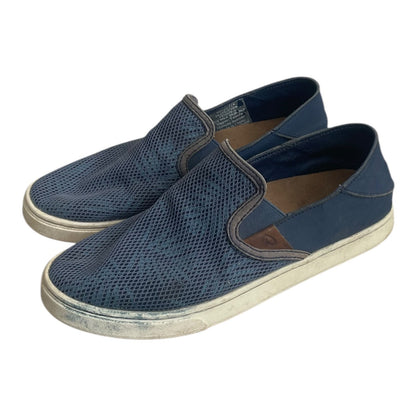 OluKai Blue Mesh Espadrilles