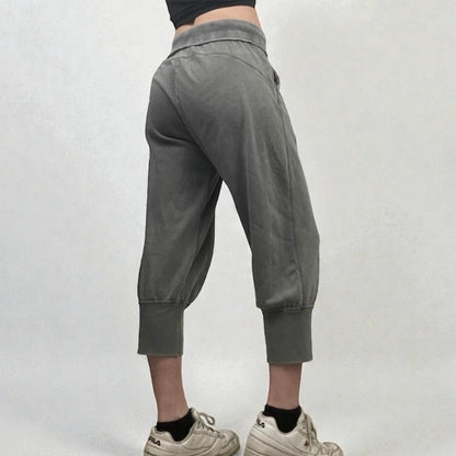 Yummy Sweater Co. Grey Ankle Cropped Sweatpants