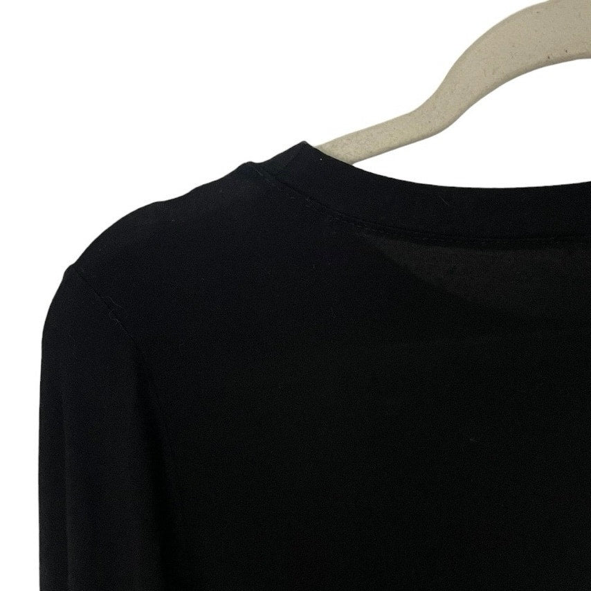 Black Long Sleeve Mini Dress