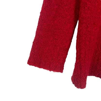 Pure Jill Red Knit Crewneck Sweater