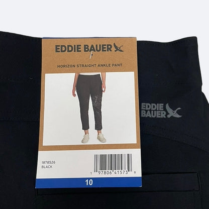 NWT Eddie Bauer Black Horizon Straight Ankle Pant