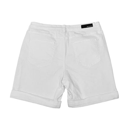 DKNY Jeans White Denim Mini Shorts