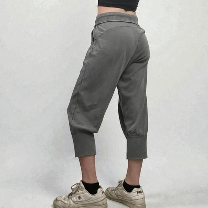 Yummy Sweater Co. Grey Ankle Cropped Sweatpants