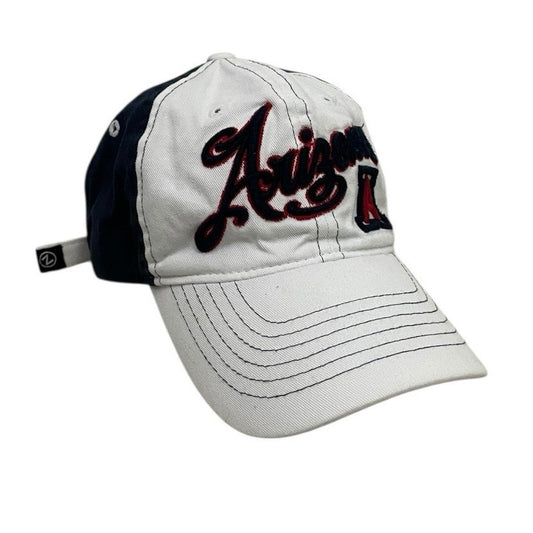 Zephyr Hats Mens University of Arizona Navy Blue & White Cap