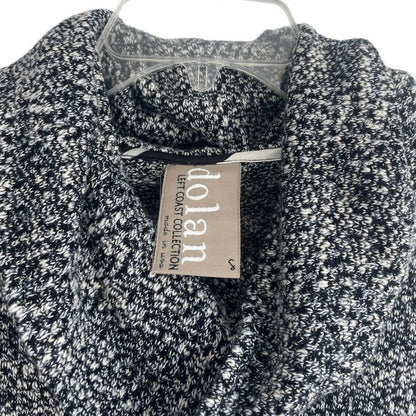 Dolan Left Coast Collection Grey Knit Cowl Neck Sleeveless Sweater