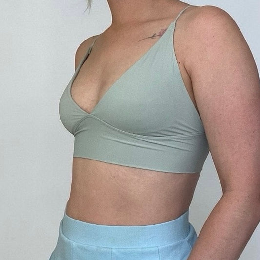 Out From Under Light Green Padded Triangle Bralette