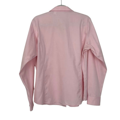 Liz Claiborne Pink Long Sleeve Button Down Blouse