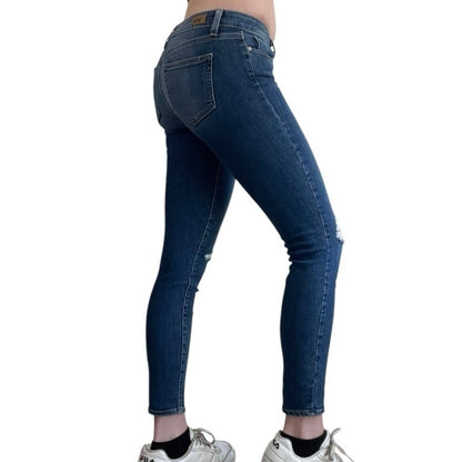 Paige Verdugo Ankle Distressed Skinny Jeans