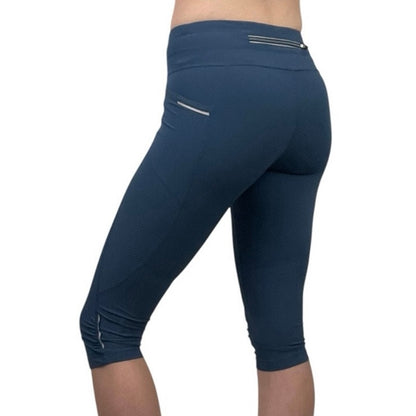 Athleta Navy Blue Capris Cropped Active Leggings