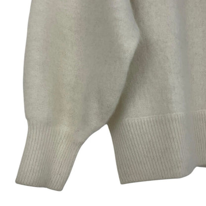 Eddie Dassin Vintage Cream Knit Embroidered Sweater