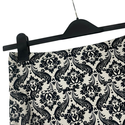 Tranquility by Colorado Clothing Black & White Damask Print Boho Skirt