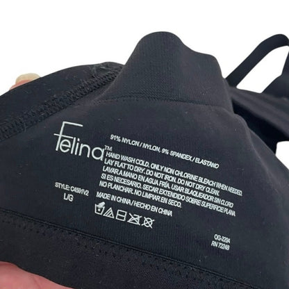 Felina Black Wireless Comfort Bra
