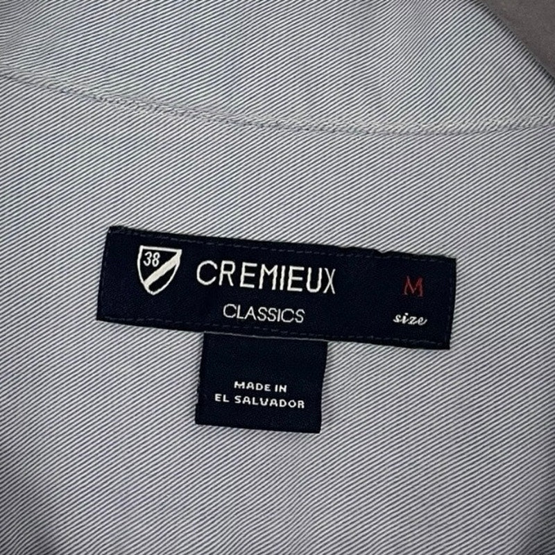 Cremieux Classics Mens Blue Short Sleeve Button Down Shirt