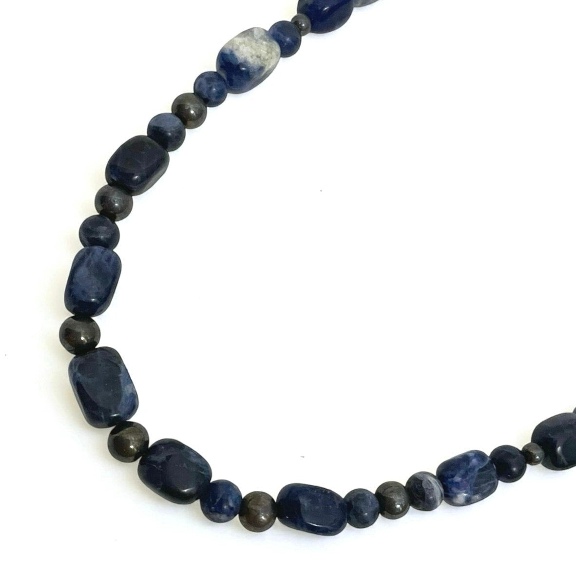 Blue Stone Beaded Necklace